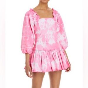 LOVESHACKFANCY Chai Denim Dress